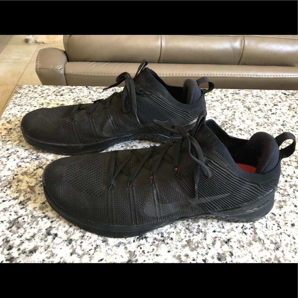 Mens Nike Metcon DSX Flyknit 2 Size 15 Black/Black